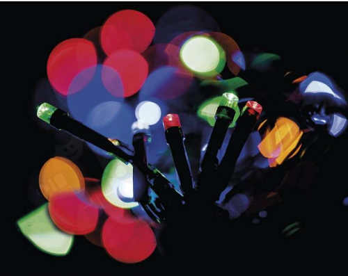 Klasický vianočný svetelný reťaz v rôznych variantoch