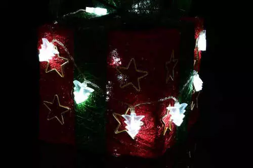 Dekoratívna vianočná svetelná reťaz do bytu