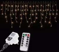 Vianočný svetelný dážď obsahujúci 400 LED diód