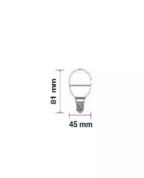 LED žiarovka E14 pre interiér a exteriér
