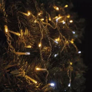 Vianočná blikajúca reťaz v tvare stalaktitov