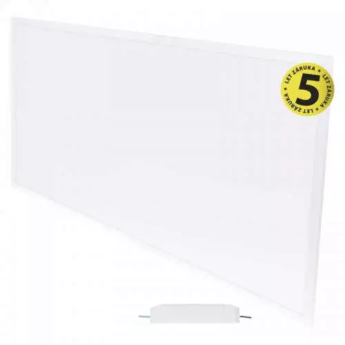 Zabudovaný biely LED panel 30×60 cm
