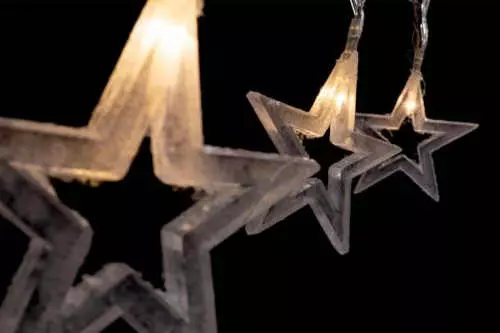 LED vianočná reťaz - hviezdy